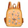 OEM wholesale custom design fashion pu leather clear transparent window kids Ita backpack bag