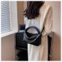 New Arrival Woven Handheld Crossbody Bag Chain Pillow Bags Fashion Ladies Shoulder Bag Pu Leather Handbags For Young Girl
