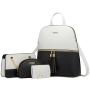3PCS Set Hot Sales Sac Main Femme Convertible Set Bags PU Leather Bag Functional Backpacks For Women