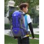 ZF076 Mountaineering Bag Large Capacity Nylon Hiking Travel Sports Outdoor Backpack Waterproof Wear Breathable Shoulder Bag