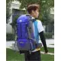 ZF076 Mountaineering Bag Large Capacity Nylon Hiking Travel Sports Outdoor Backpack Waterproof Wear Breathable Shoulder Bag