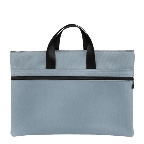 HR288 A4 Document Carrying Bag Female Oxford Fabric Zipper Business Handheld Bag Student Carrying Book Document File Storage Bag