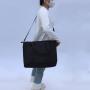 Keymay Fashion Women Shopping Bag Travel Shoulder Handbag with Pockets and Zipper Waterproof Nylon Tote Bag handbag ladies