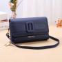 New Women's Purse Mobile Phone Bag Fashionable Korean Version Fashion Color Contrast Small Square Bag One-shoulder Crossbody Bag