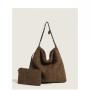 2024 Oversize  Composite Cashmere Tote Bag Fashion Trends Hand Bags Ladies Ugly Handbag