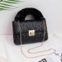 Plush women's handbag small square bag 2024 ladies hand bags fresh sweet crossbody shoulder bags fashion