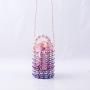 2024 low  price fast shipping Handmade Acrylic resin beaded evening Large Pearl Handbags ladies clutch hand bags with pearls