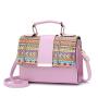 Wholesale Cute Splice Pvc Pu Chain Purse Crossbody Women Bucket Bag Handbags