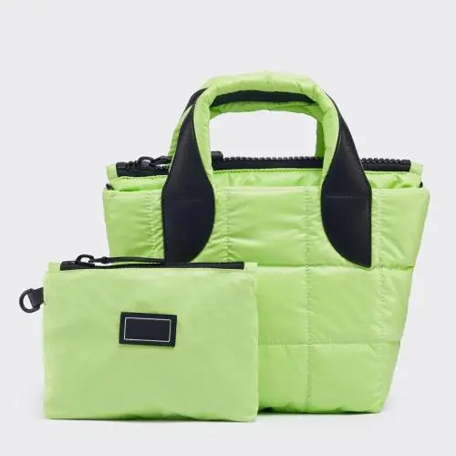 Wholesale Custom Padded Shoulder Bag Winter Purses And Handbags Nylon Puffer Tote Bags Quilted Puffy Bag