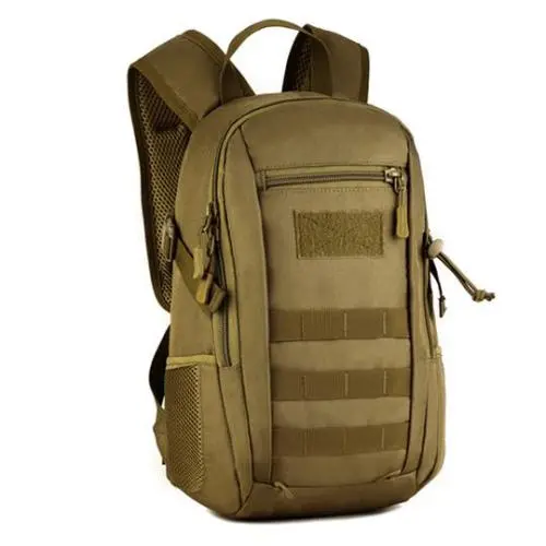 12L Ultra Small Mini Backpack with Zipper Closure Waist Style Outdoor Student Backpack Fan Camouflage Bag