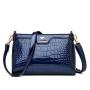 Luxury Designer High Quality Crocodile Stripe Paint Leather Women's Messenger Bags Crossbody Shoulder Bag For Women