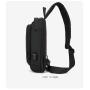 CY015 Chest Bag Men Casual Anti-theft Shoulder Bag Slanting Cross Backpack Waist Pack Business Travel Satchel
