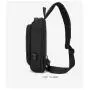 CY015 Chest Bag Men Casual Anti-theft Shoulder Bag Slanting Cross Backpack Waist Pack Business Travel Satchel