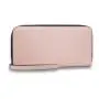 Factory wholesale price PU leather zipper women leather wallet with strap