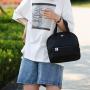 ZWY046 Daily Outdoor Travel Picnic Split Insulated Lunch Bag Simple Oxford Breastmilk Cooler Bag Portable Solid Color Handbag
