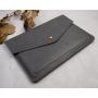 versatile multi-use customized quality portable leather sleeve oem magnetic envelope laptop sleeve
