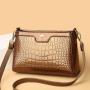 2024 New Luxury Design Small Square Bags for Women Fashion Single Crossbody Shoulder Bag Women's Lacquer Leather Messenger Bag