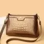 2024 New Luxury Design Small Square Bags for Women Fashion Single Crossbody Shoulder Bag Women's Lacquer Leather Messenger Bag