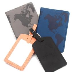 ZR604 New RFID PU Passport Bag Baggage Tag Travel Document Luggage Tag Passport Cover Multi Card Wallet Ticket Passport Clip