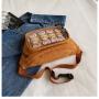 Wholesale Fashion Sherpa Ita Fanny Pack Custom Design Sherpa Ita Fanny Bag With Clear Window