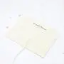 8Oz Canvas Cotton Envelope Jewelry Pouch Clothing Gift Handbag Packaging Dust Covers Pouch With Tie