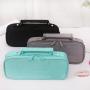 Creative multi functional large capacity polyester zipper stationery bag student double layer portable pencil bag