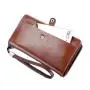 OEM097 Men Wallets Classic Long Purse Card Holder Carteira Male partmon Hasp Large Capacity Luxury Men Clutch Wallet