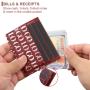 Custom Logo Silm Small Card Case RFID Blocking Leather Ultra Slim Wallet Credit Card Case Card Protector Front Pocket Wallets