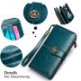 Rfid Wallet Women'S Long Zipper Pu Wallets Large Capacity Clutch Bag Brieftasche