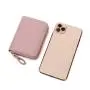 ZR118 RFID Anti-theft Brush Organ Male and Female Card Holder Card Bag Zipper Small Wallet Driver's License Bag