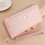 Women's Long Double Zipper Large Capacity Handheld Wallet