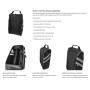Custom Logo Portable Golf Shoes Tote Bag Breathable Zipped Golf Shoe Storage Carrier Organizer Outdoor Sports Bag