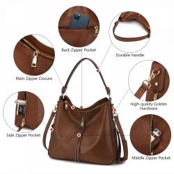 LOVEVOOK Realer Boutiques dropshipping hot sale ladies hobo bags large casual hand bags shoulder bags 3 pieces women handbags