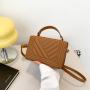 Small Flap Para Mujeres Bolso Bolsas 2023 New Leather Crossbody Bags For Women Pu Embroidery Thread Women Fashion Handbags CY140
