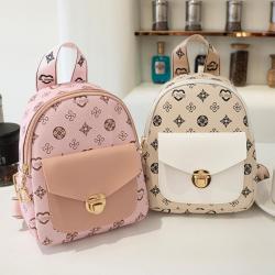 2024 Mini Backpack Women Low MOQ Portable Dress Hot Sale Summer Ladies Shoulder Bag Classic Fashion Printing New Small Schoolbag