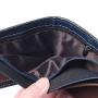 ZWY015 Daily Waterproof Solid Color Men Short Wallet New Fashion Wearable PU Money Clip Simple Portable Multi-card Card Case