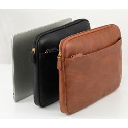 LOVEVOOK Waterproof Protective PU Leather Computer Sleeve Case Compatible with MacBook Air/Pro 13 in Notebook Laptop Sleeve Bag