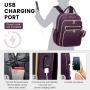 LOVEVOOK 2023 Durable Waterproof Quilted Baby Bag with Changing Pad & Pacifier Holder travel mommy diaper bag Maternity backpack