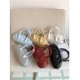 Supplier Korea Rectangle Design Fashion Handbag Simple PU Soft Leather Shoulder Ladies Handle Tote Bag
