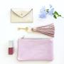 Wholesale Women Credit Card Holder Metallic Leather Envelope Purse Wallet Ladies Mini Card Holder