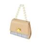 2021 New Arrival Fashion Design Vegan Leather Pearls Chain Handbags Luxury Bags for Women