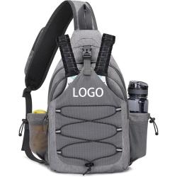Wholesale Custom Logo Unisex Sling Crossbody Sports Bags wirh Racket Professional Pickleball Paddle Bag