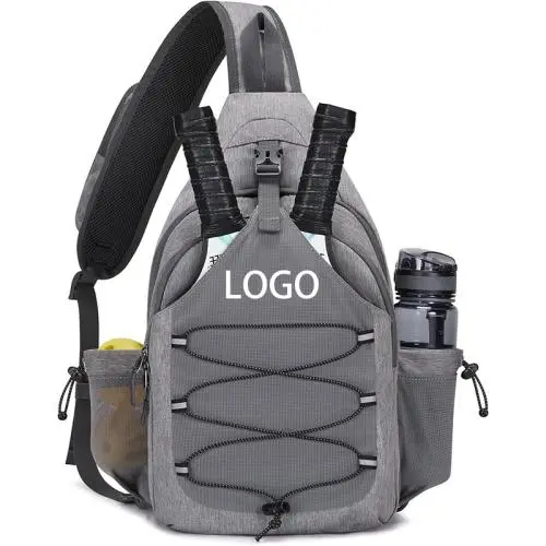 Wholesale Custom Logo Unisex Sling Crossbody Sports Bags wirh Racket Professional Pickleball Paddle Bag