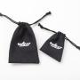 White Suede Microfiber Jewelry Packaging Bag Microfiber Pouch For Packaging