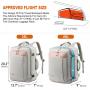 Large travel laptop Backpack TSA-friendly bag wholesale waterproof bag school business travel smart backpack with 3 packing cube