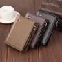 OEM005 Short Men Wallets Fashion New Card Purse Multifunction Organ Leather Wallet For Male Zipper Wallet With Coin Pocket