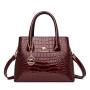 Large Capacity Bags for Women Tote Bag Luxury Handbags Designer Crocodile Pattern Ladies Shoulder Bag