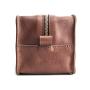 Lightweight shaving bag men leather travel dopp kit toiletry organizer bag