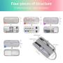 Custom Medium Travel Hanging Cosmetic Organizer Water Repellent Toiletry Zipper Storage Bags Practical Makeup Cases