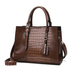 bolsos de mujer Trendy Crossbody Shoulder Handbag With Crocodile Pattern Purse And Handbags For Ladies